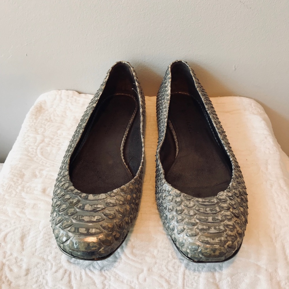 Devi Kroell**Silver Python Flat**Eu 37 Us 7 - image 4